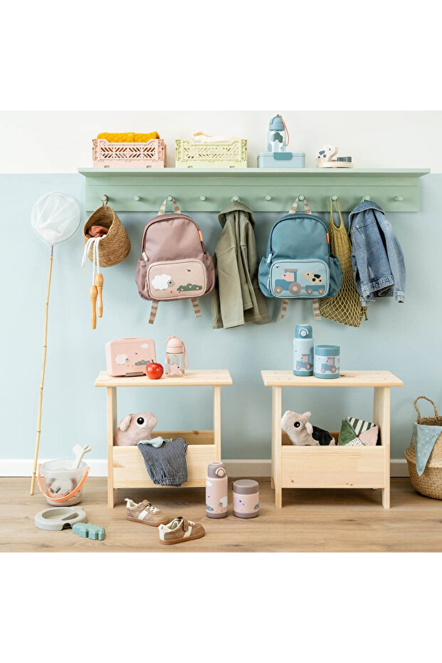 Термос Tiny Farm син 340 мл - 9