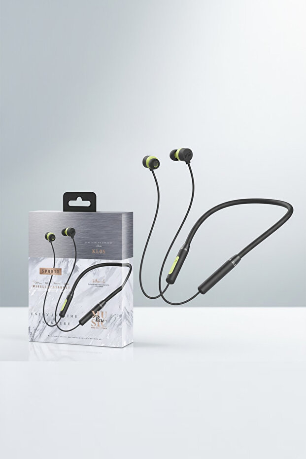 Bluetooth Headset Rechargeable Neckband Bass Sound Earphone For All Phone Models