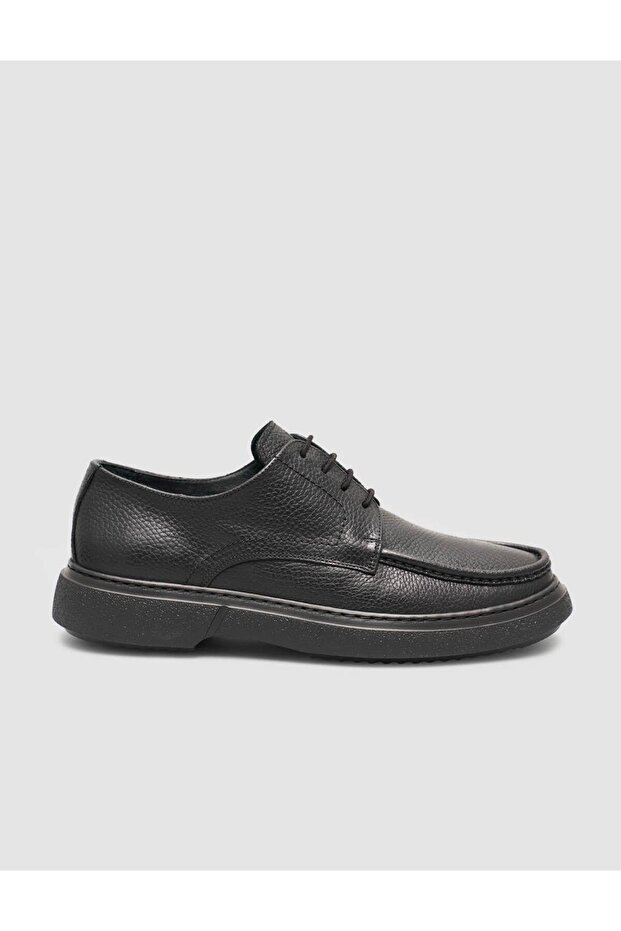 Genuine Leather Black Men's Winter Casual Shoes