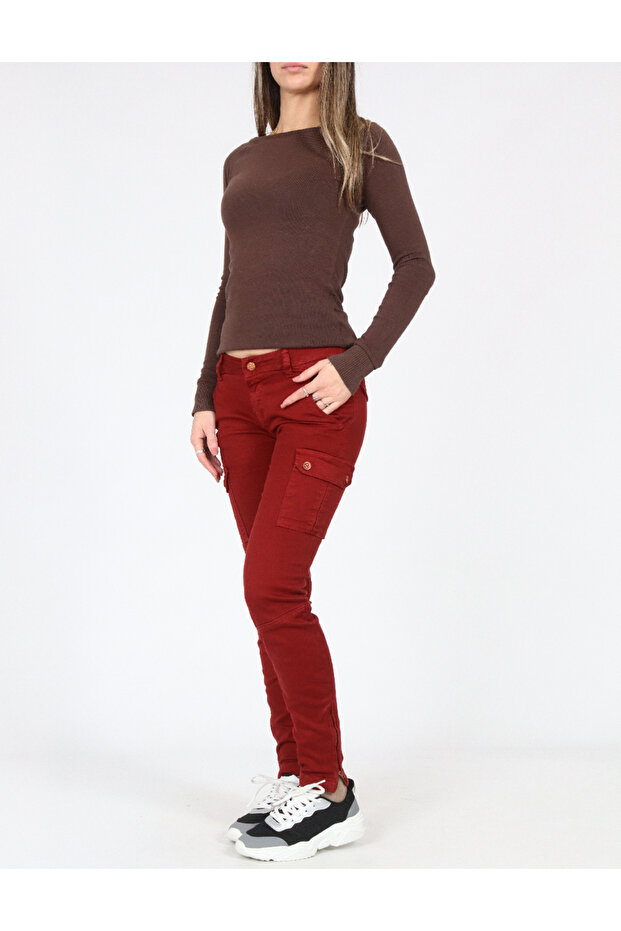 Jeans, Red - 2