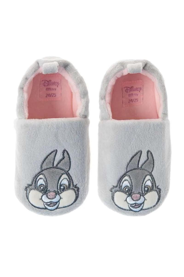 Slippers, Grey - 1