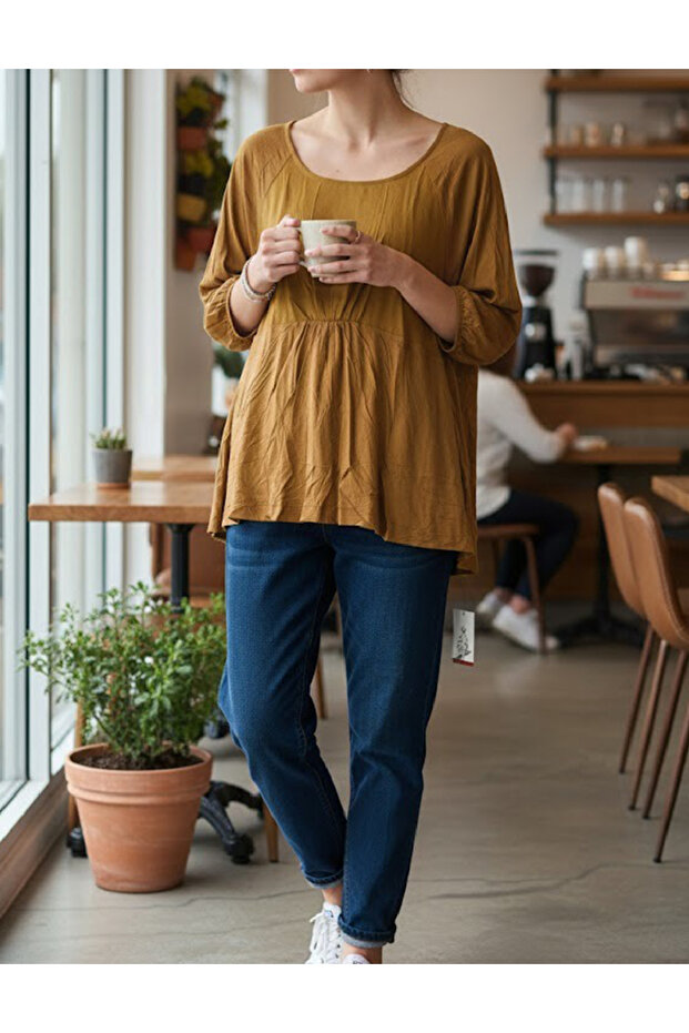 Bluza Oversize, Maro - 1