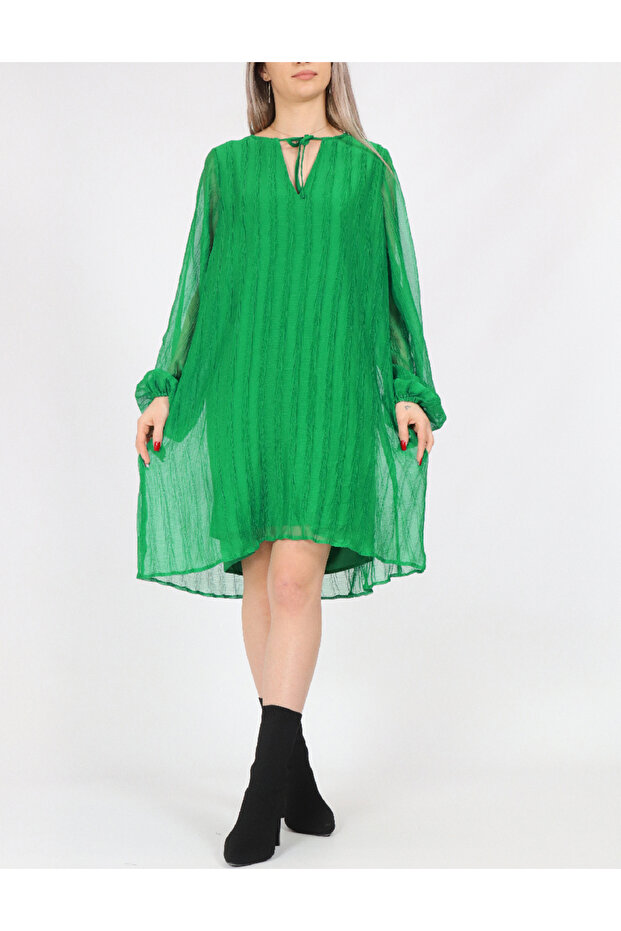 Rochie scurta, Verde - 1