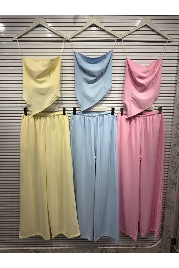 Strapless Polyviscose Set - 3