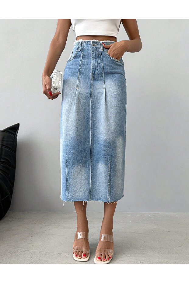 Fusta, Albastru deschis - 1