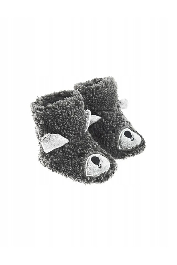 Slippers, Grey - 1