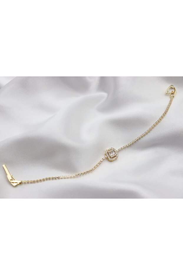 Taşlı baget bileklik - 2