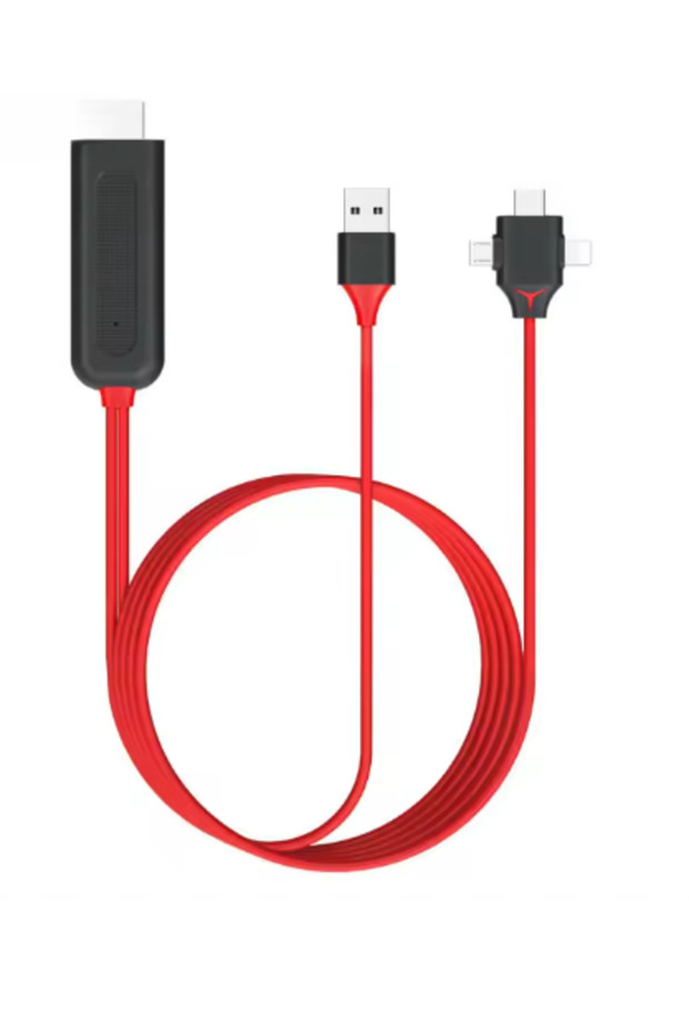 3Hub Usb-Hdmi Video Cable for Office Home Office Devices