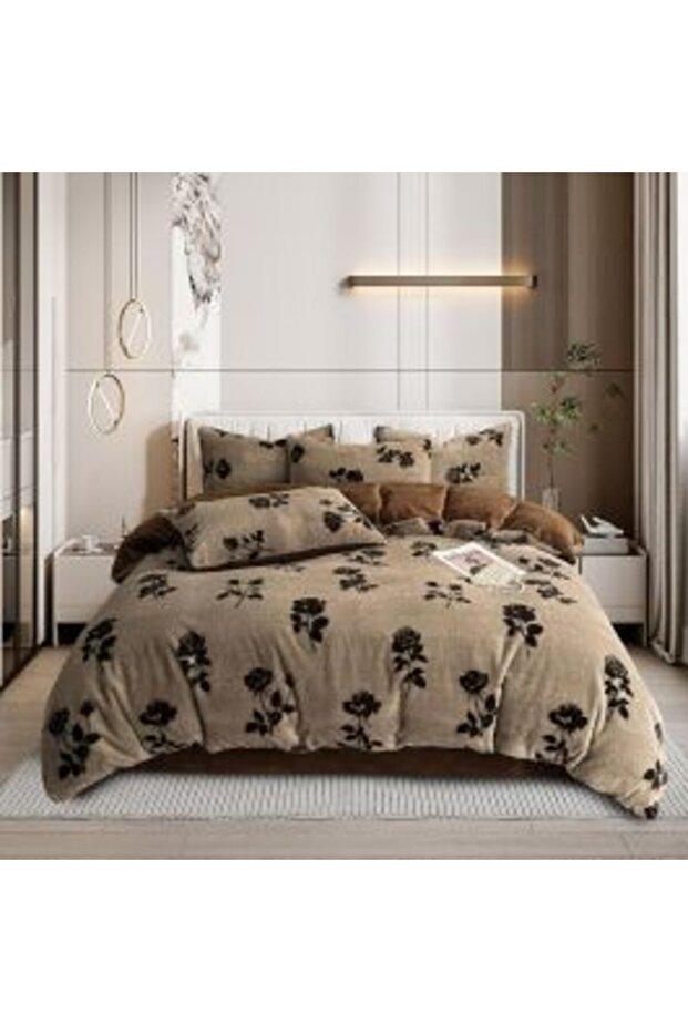 Chinchilla Bedding Set with Patterns and Fitted Sheet - 1