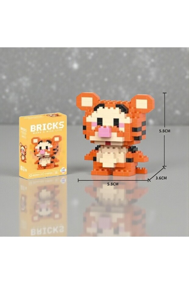 TIGER BRICKS 3D PUZZLE Yapı Oyuncak +14 - 1