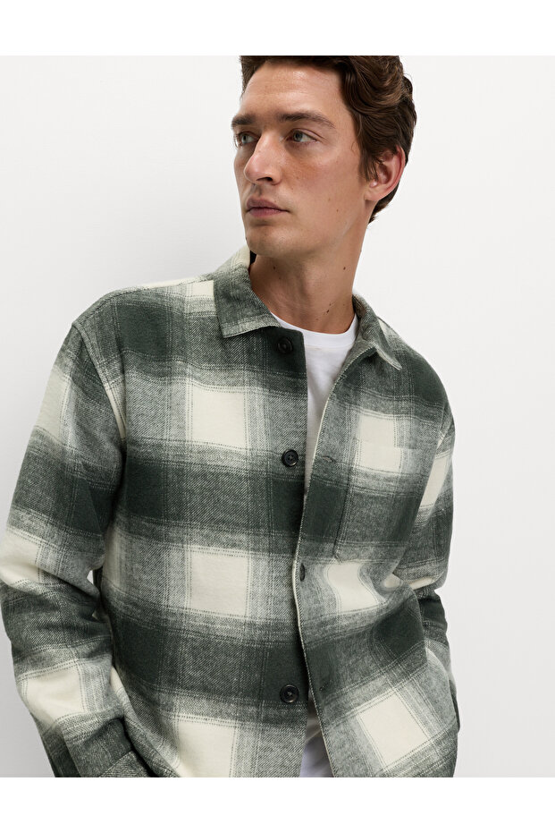 Kareli Gömlek Ceket - 2