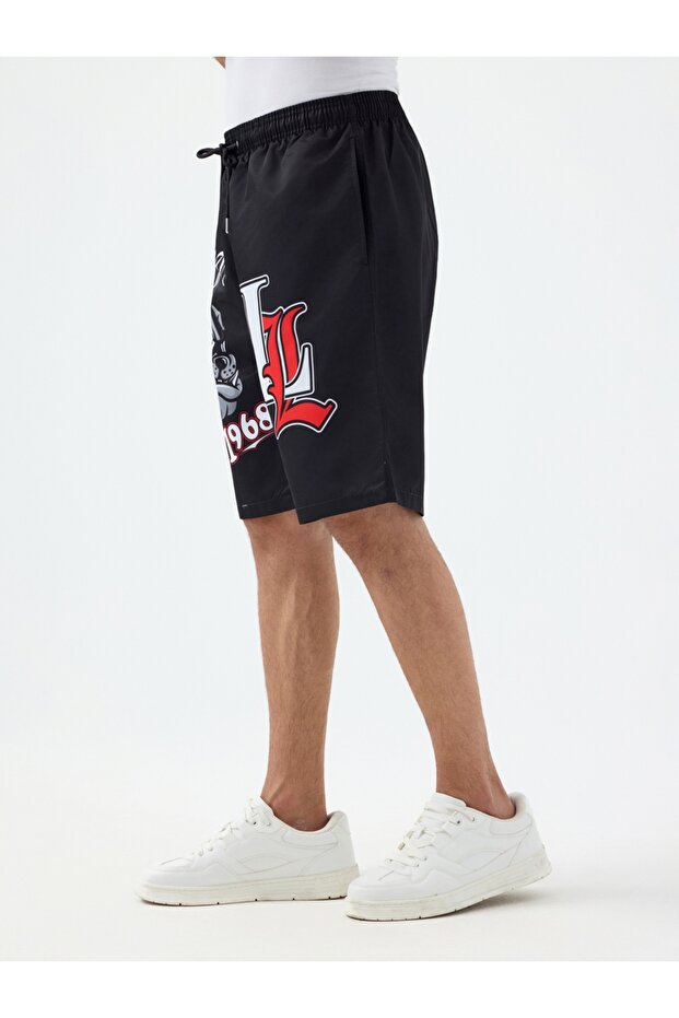 Regular Fit Erkek Deniz Şortu - 4