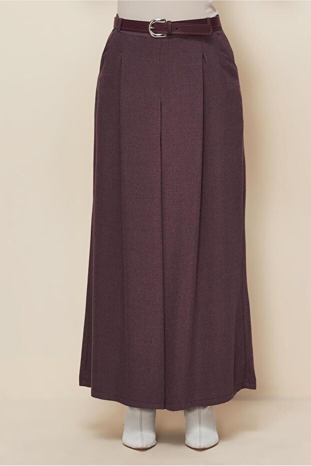 Belted Skirt Looking Pants 70915