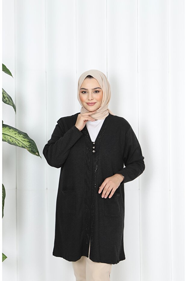 Ecrin uzun yelek - 3