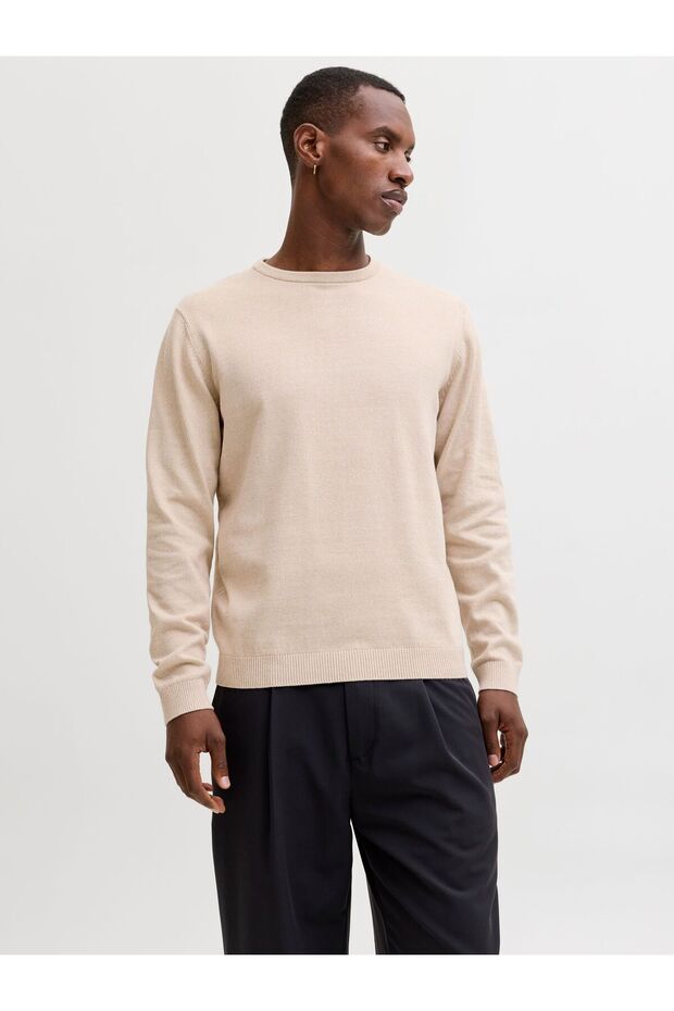 Strickpullover Einfarbig Strickpullover - 1