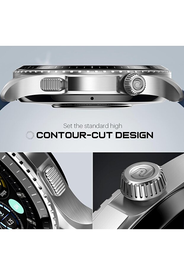 Origin Smart Watch — 1.46" ApexVision AMOLED, EN 1 Processor, Nebula UI (Mosaic Blue) - 2