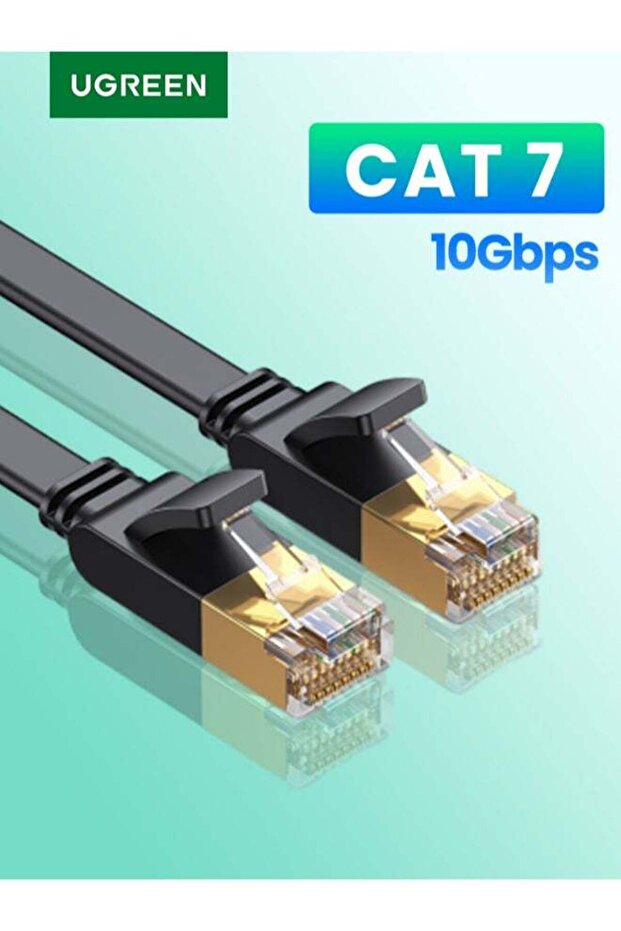 Cat7 U/Ftp Flat Ethernet Cable 1 Meter, 11260