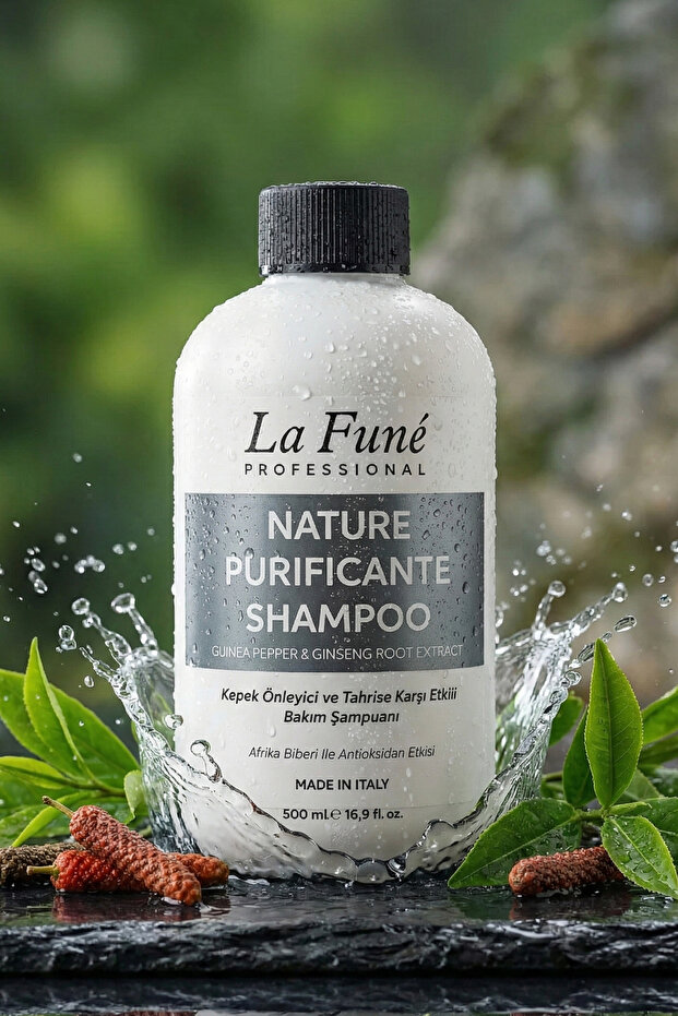 Nature Purificante Shampoo – African Pepper, Ginseng, Anti-Dandruff Soothing Effect 500 ml