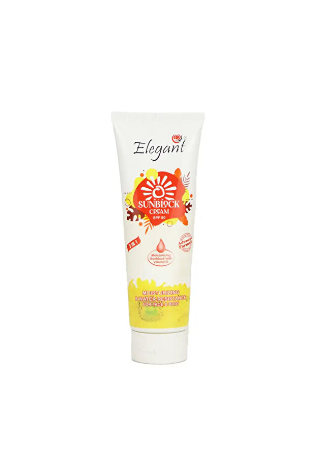 Sunblock Cream SPF60 Moisturizing and Water Resistance Cream- 170gms