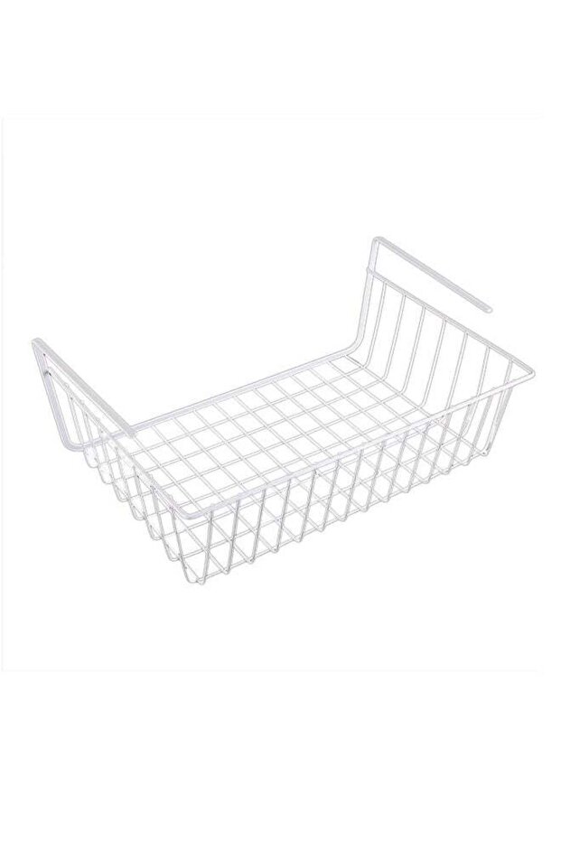 Kitchen Under Shelf Storage Organizer Rack Silver