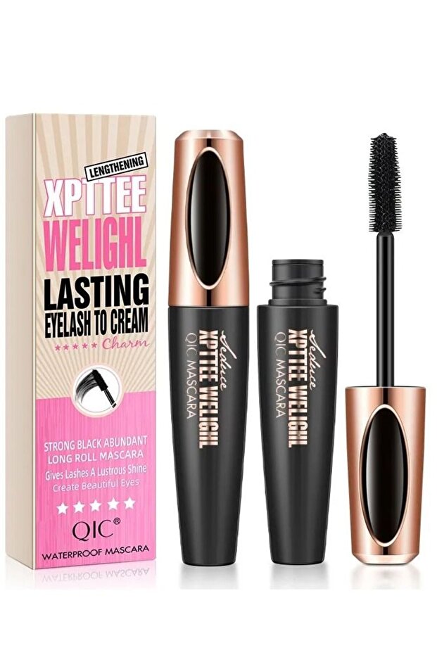 QIC 4D Waterproof Black Mascara 10g Individually Boxed