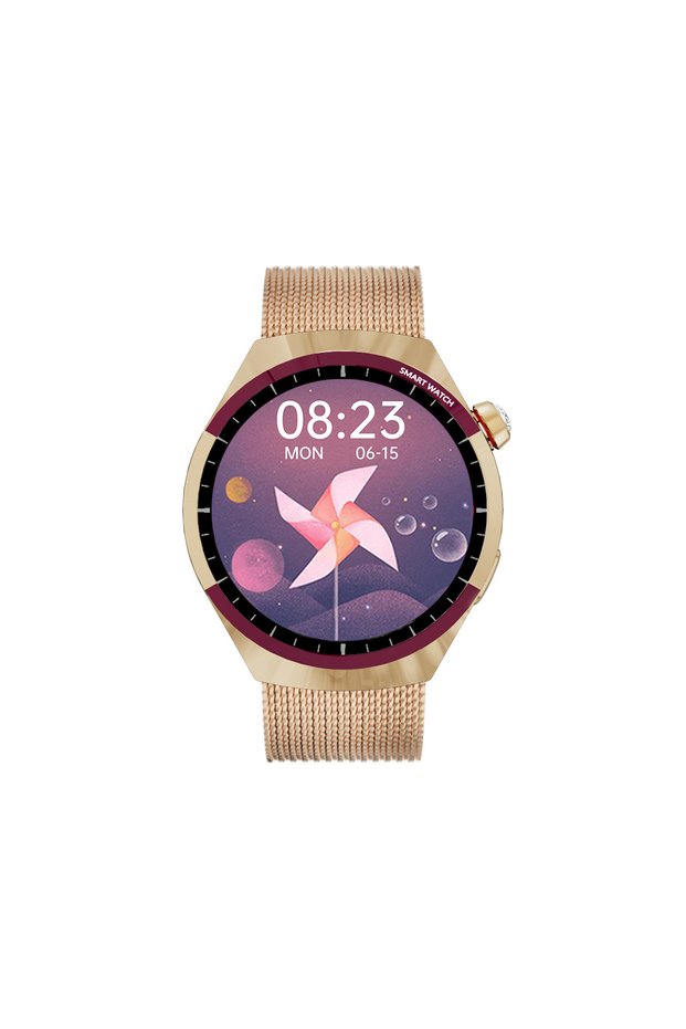 Mini Women's Stainless Steel Watch Fashionable Magnetic Wireless Charging Fitness Smartwatch