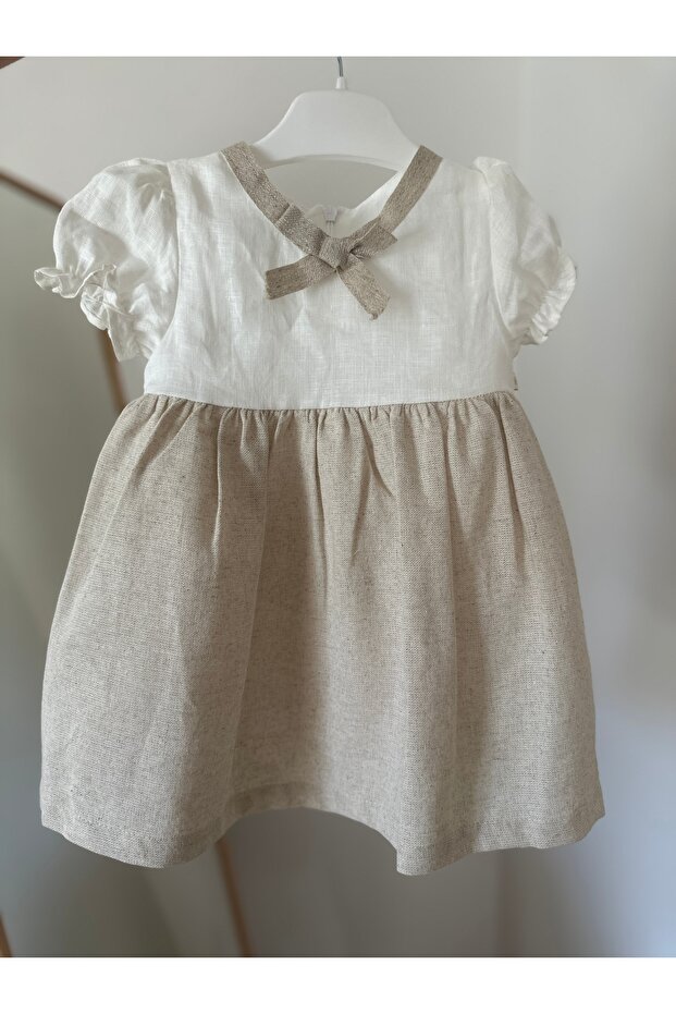 FLAMLI KETEN ELBİSE - 2