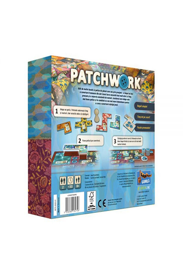Patchwork Revised Edition 2 Player Game (RO) - 2
