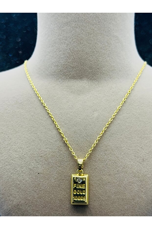 KÜLÇE MODEL 14K 316L ÇELİK KOLYE - 1