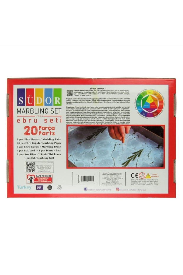 Ebru Boya Baslangıç Seti 20 Parça - 7
