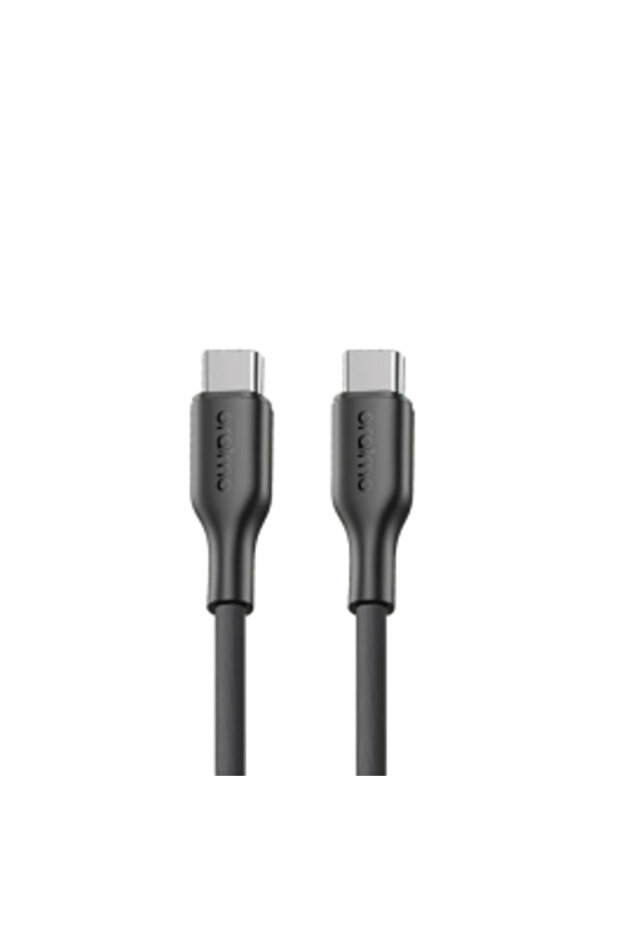 كابل شحن Robust Line USB-C إلى USB-C بطول 1.5 متر وقوة 60 وات - أسود