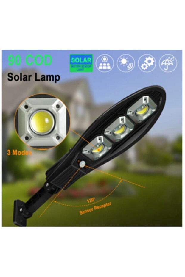 Set de 3 lămpi stradale solare - 2