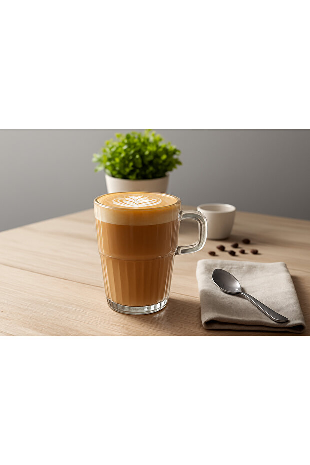 cappuccino&latte 4'lü Bardak - 1