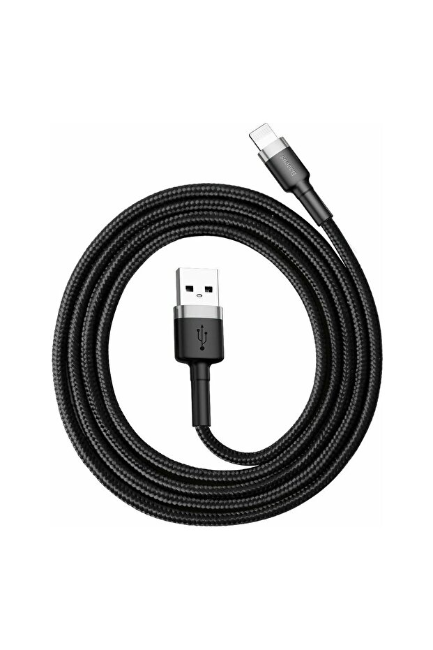 Cafule Serisi USB Lightning Kablosu 1m -Siyah - 2