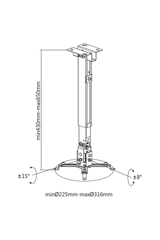 Mount your projector on this efficient wall mount. - 3