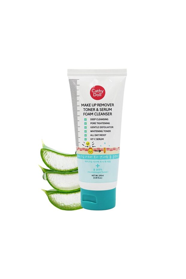 Make Up Remover Toner & Serum Foam Cleanser 100ml
