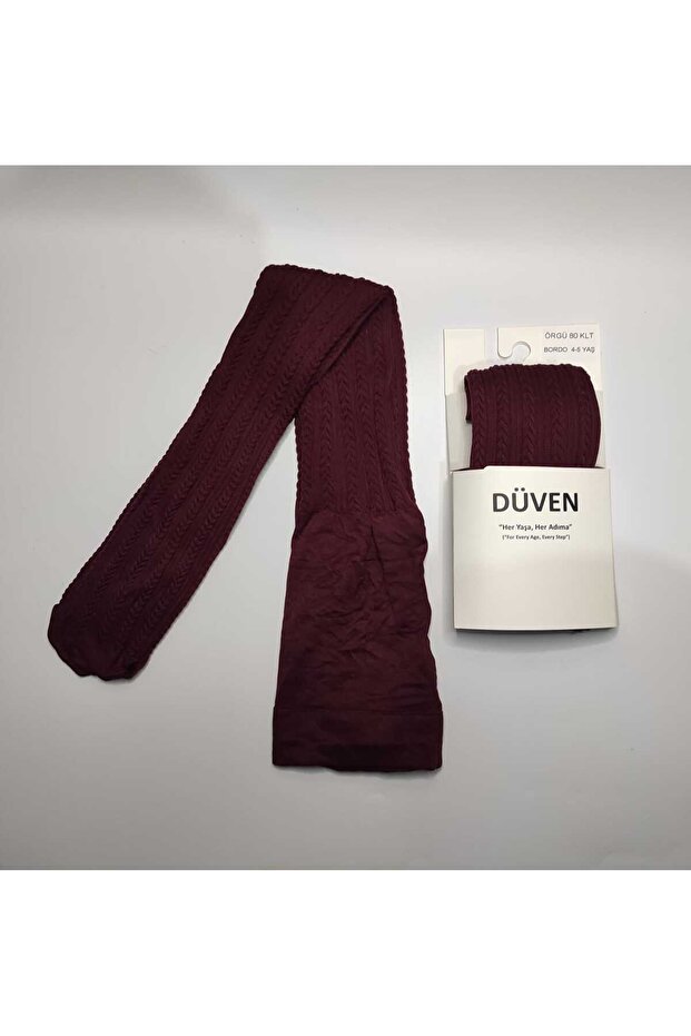 Burgundy Children's Pantyhose