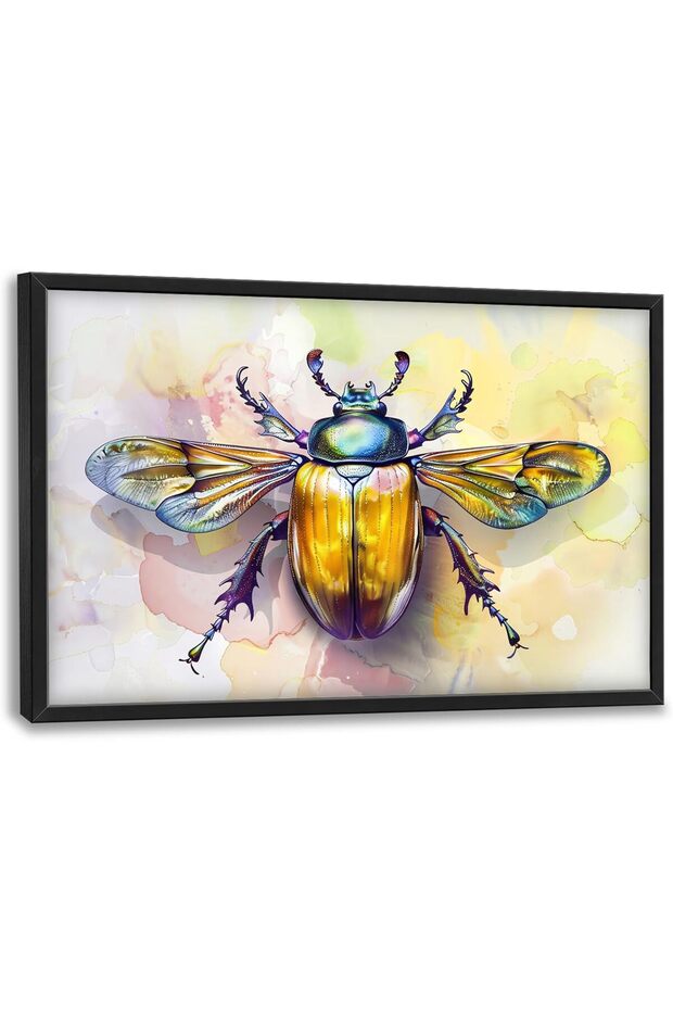 Beautiful Framed Canvas Wall Art 60×90 cm with Outer Frame, Elegant Home Decor