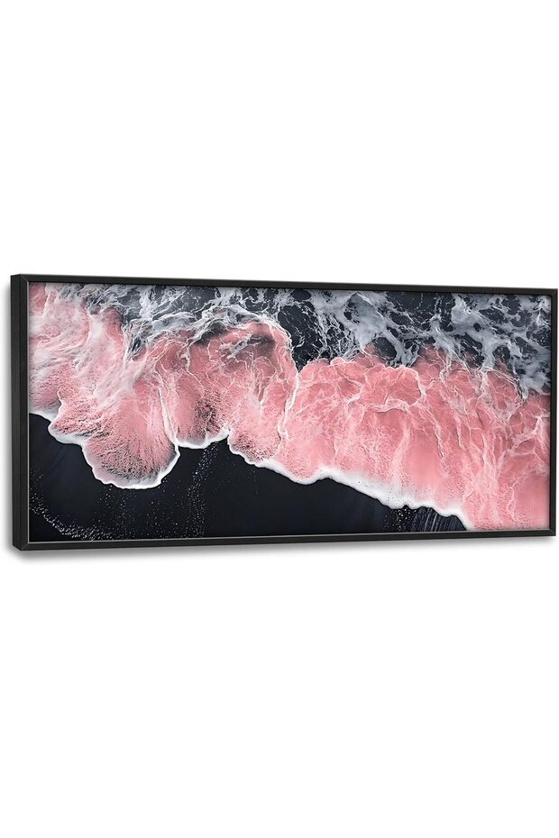 Beautiful Framed Canvas Wall Art 55x110 cm with Outer Frame, Elegant Home Decor