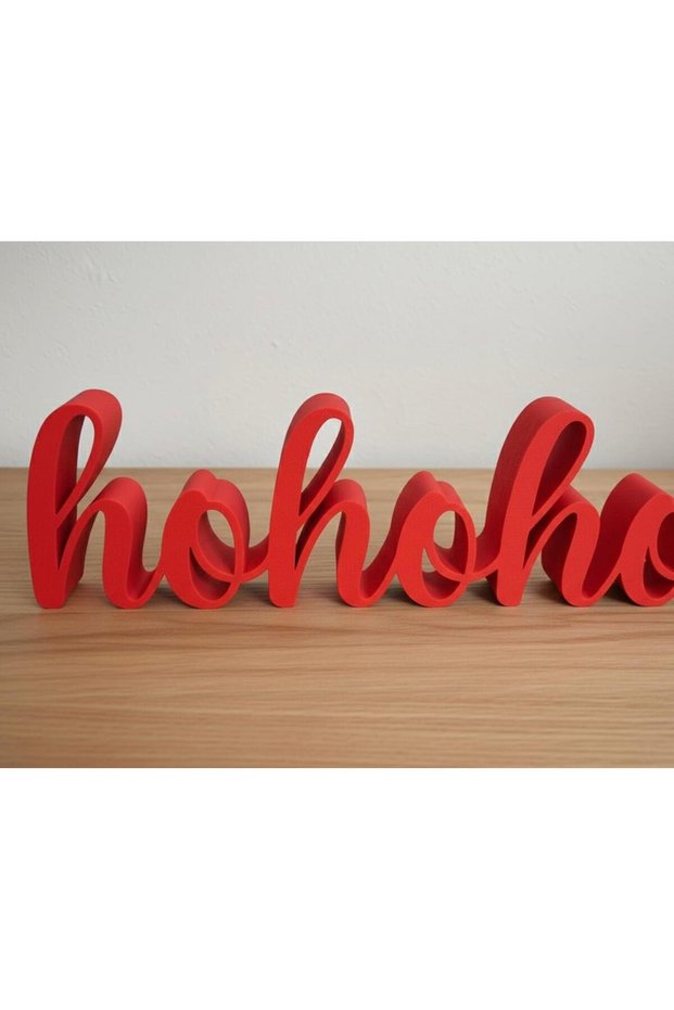 New Year's Hohoho Lettering 4cm