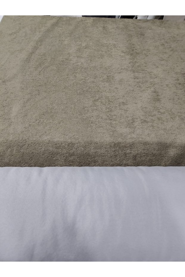 New Generation Bohemian Crash-Effect Soft Tufted Upholstery Fabric in Toffet Color, Sofa Fabric.