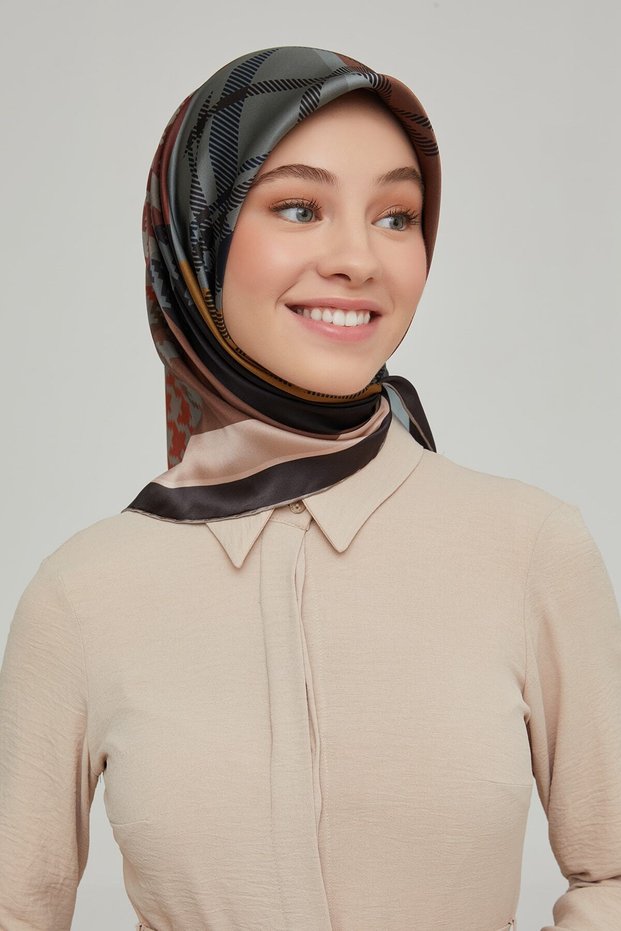 Silk Scarf 8620D (S) (Nostalgia Sura)- 8620D 09