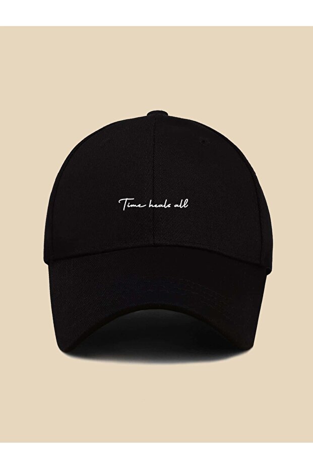 الوقت يعالج كل شيء مطبوع قبعة ذات مشبك - 1