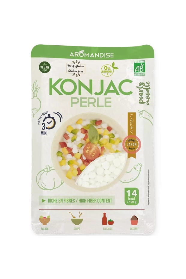 Perle konjac bio 195g,
