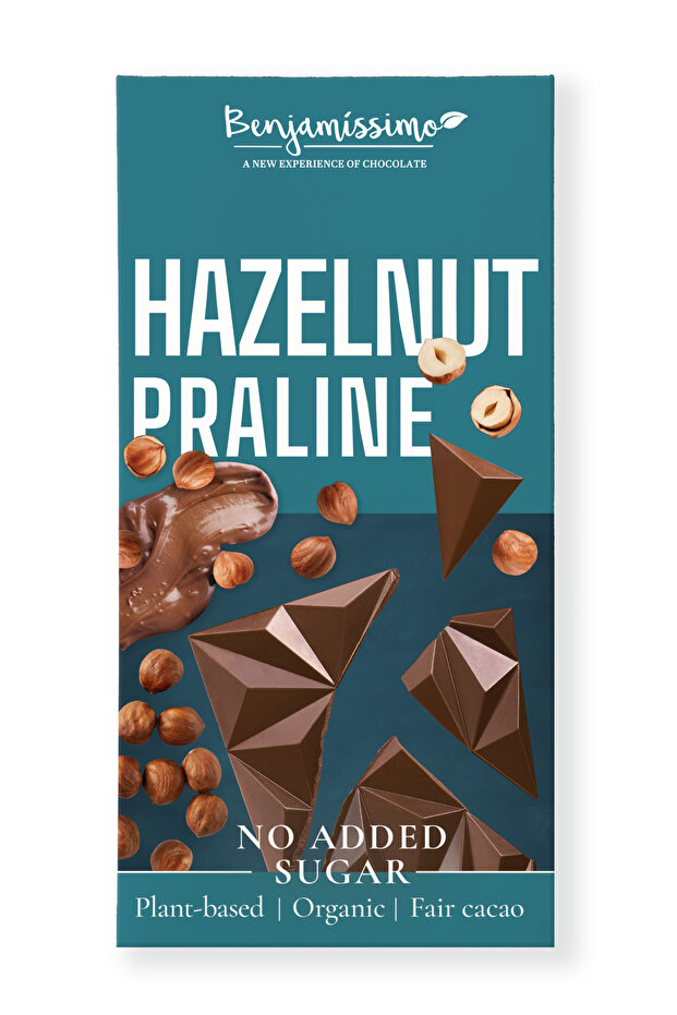 Ciocolata praline, bio, 60g, - 1