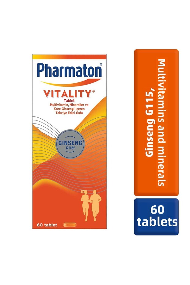 Vitality 60 tablets - ginseng g115, multivitamins and minerals