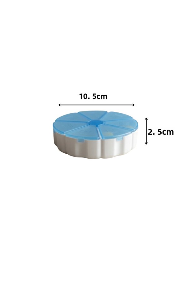 2 Weekly Medicine Storage Box Round Model - 5