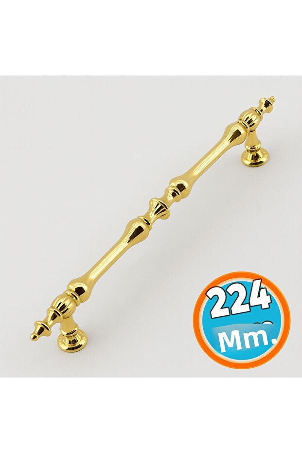 Furniture Kitchen Cabinet Drawer Cupboard Handles Door Handle Handle Gold 224 mm Metal Handle