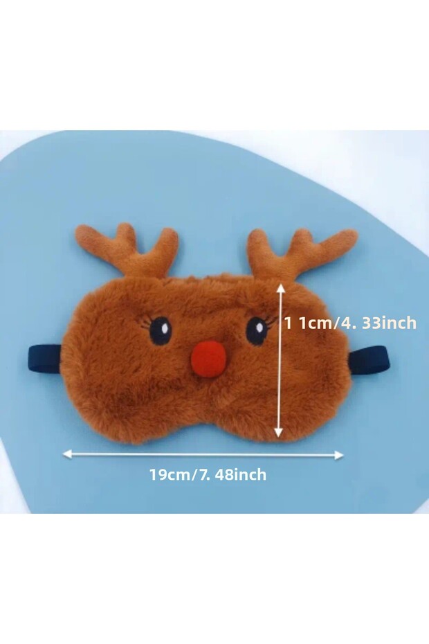 Plush Deer Sleeping Eye Mask, Plush Eye Mask