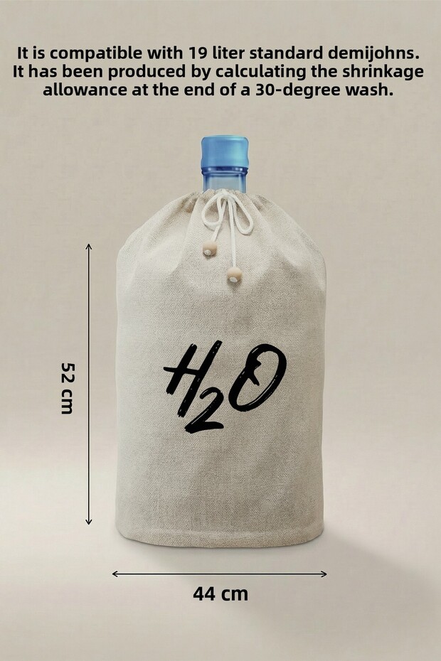 حافظة زجاجة مطبوعة H2O - 2